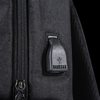 Marvo Scorpion Urbano 20 Black Waterproof 15.6 Inch Laptop Backpack with USB Charging Port (Black)