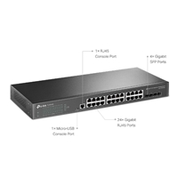 TP-Link JetStream TL-SG3428 24-Port Metal Gigabit L2+ Managed Switch with 4 SFP Slots