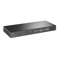 TP-Link TL-SG1218MPE 18-Port Metal Gigabit Easy Smart PoE Switch with 16-Port PoE+ (250W)