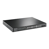 TP-Link JetStream TL-SG3428XMP 24-Port Metal Gigabit and 4-Port 10GE SFP+ L2+ Managed Switch with 24-Port PoE+ (384W)