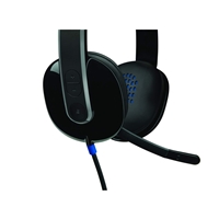 Logitech H540 USB Headset with Noise-Cancelling Mic and On Ear Controls