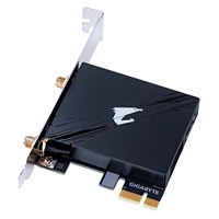 Gigabyte GC-WIFI7 Intel WiFi 7 5800Mbps Tri-Band Wireless PCI-Express and Bluetooth 5.3 Card with Magnetic Ultra High-Gain Antenna