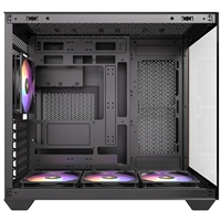 Antec CX800 Wood ARGB Mid-Tower PC Case with 3-Sided Tempered Glass Panoramic View