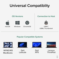 Plugable USBC-E2500PD USB-C to 2.5GbE Gigabit Ethernet Adapter with USB-C PD Charging