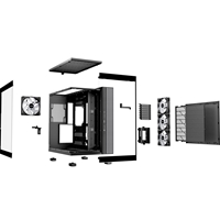 4x Light Wings LX 120mm PWM fans included