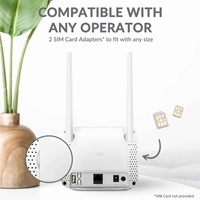 Strong 4GROUTER350MUK 4G LTE CAT4 N300 Unlocked Mobile Broadband Mini Wireless Router