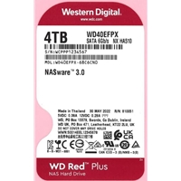 WD Red Plus WD40EFPX 4TB 3.5" 256MB Cache SATA III NAS Internal Hard Drive