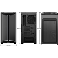 be quiet! Pure Base 501 DX Airflow Window Black ATX Mid Tower ARGB Case with USB-A
