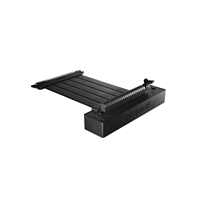 be quiet! BGA12 PCIe 4.0 Riser Cable - 200mm Vertical GPU Mount with Foam Support Base - High-Speed Flexible Extension for Graphics Cards - Black