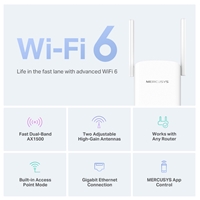 Mercusys ME60X AX1500 Wi-Fi Range Extender