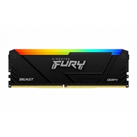 Kingston FURY Beast KF436C18BB2AK4/128 128GB (4 x 32GB) 3600MHz DDR4 DIMM RGB System Memory