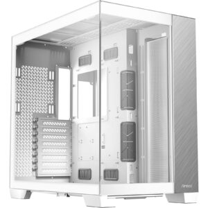 Antec Constellation C8 Aluminum White - Premium Full-View PC Case with Vertical Cooling