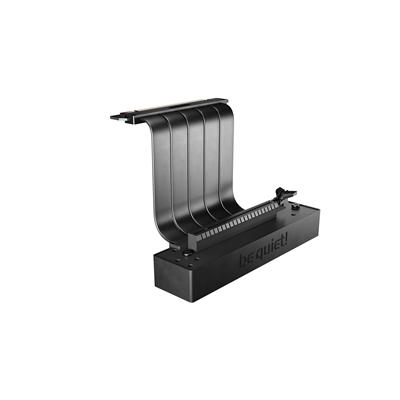 be quiet! BGA12 PCIe 4.0 Riser Cable - 200mm Vertical GPU Mount with Foam Support Base - High-Speed Flexible Extension for Graphics Cards - Black