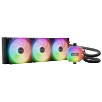 be quiet! Light Loop 360mm AIO Liquid Cooler - High-Performance ARGB All-in-One Water Cooling System with Triple Light Wings LX PWM Fans