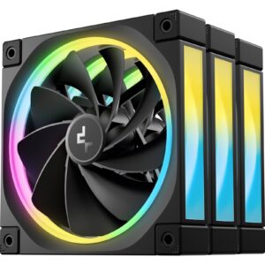 DeepCool FL12 120mm PWM 3 Pack Reverse Fan - High Performance