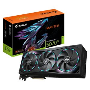 Gigabyte NVIDIA GeForce RTX 5070 Ti AORUS MASTER 16GB GDDR7 Graphics Card