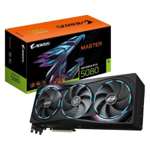 Gigabyte NVIDIA GeForce RTX 5080 AORUS MASTER 16GB GDDR7 Graphics Card