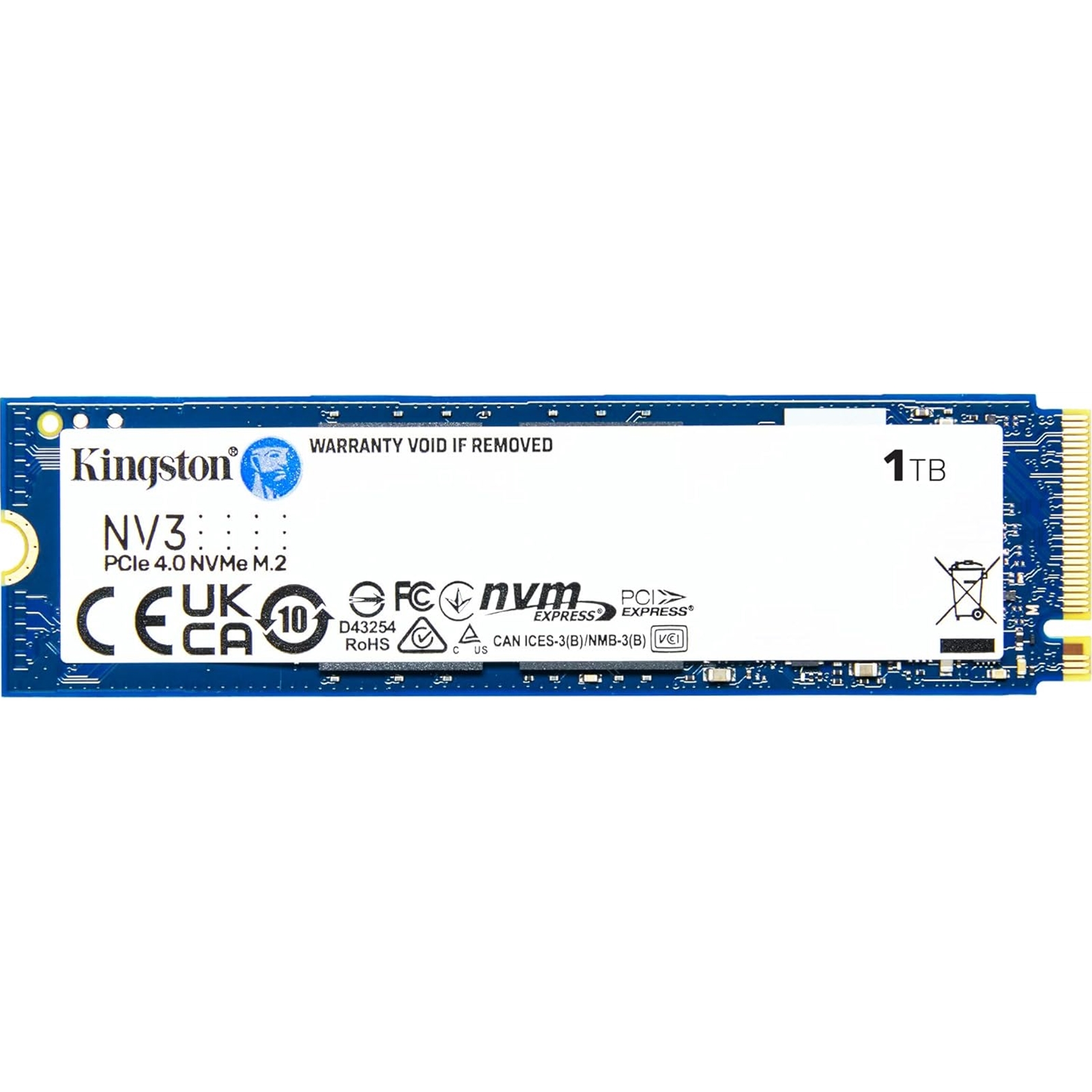 Kingston NV3 (SNV3S/1000G) 1TB NVMe SSD