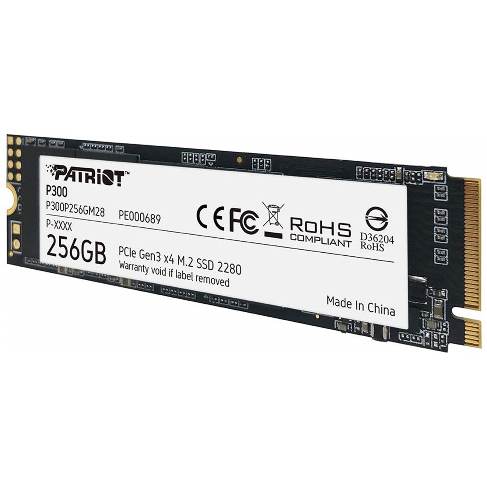 Patriot P300 (P300P256GM28) 256GB NVMe SSD