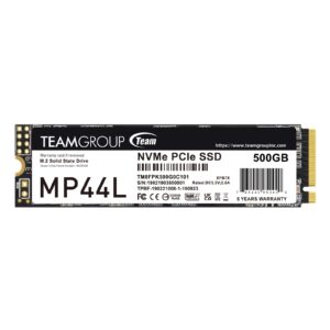 Team Group MP44L M.2 2280 500GB PCIe 4.0 x4 with NVMe 1.4 Internal SSD