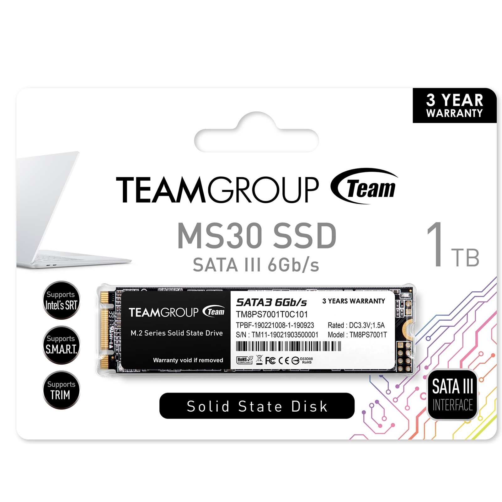 Team MS30 (TM8PS7001T0C101) 1TB
