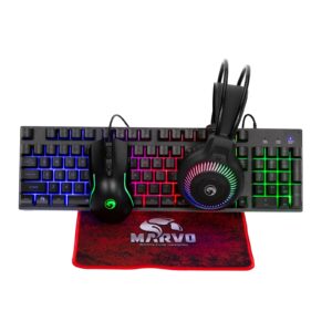 Marvo Scorpion CM416 Loot 40 4 in 1 RGB Gaming UK Layout Keyboard