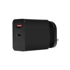 Powercool GaN 65W USB-C and USB-A Charger With 1.7m USB C To USB C Cable Included