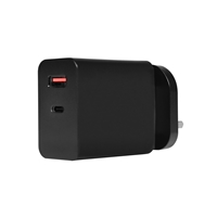 Powercool GaN 65W USB-C and USB-A Charger With 1.7m USB C To USB C Cable Included