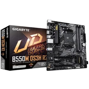 Gigabyte B550M DS3H R2 AMD AM4 Socket Micro ATX Motherboard