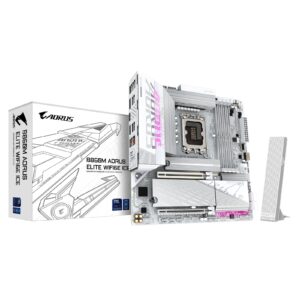Gigabyte B860M AORUS ELITE WIFI6E ICE Intel 1851 Socket Motherboard