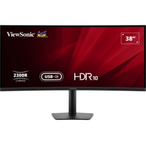 Viewsonic VA3820C 38 Inch UltraWide Quad HD LED Curved Monitor with USB-C Hub