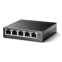 TP-Link TL-SF1005LP 5-Port 10/100Mbps Metal Desktop PoE Switch with 4-Port PoE (41W)