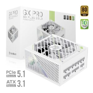 GAMEMAX GX-850 Pro Modular 80 Plus Gold ATX3.0 PCIe 5.0 PSU With 135mm FDB Fan