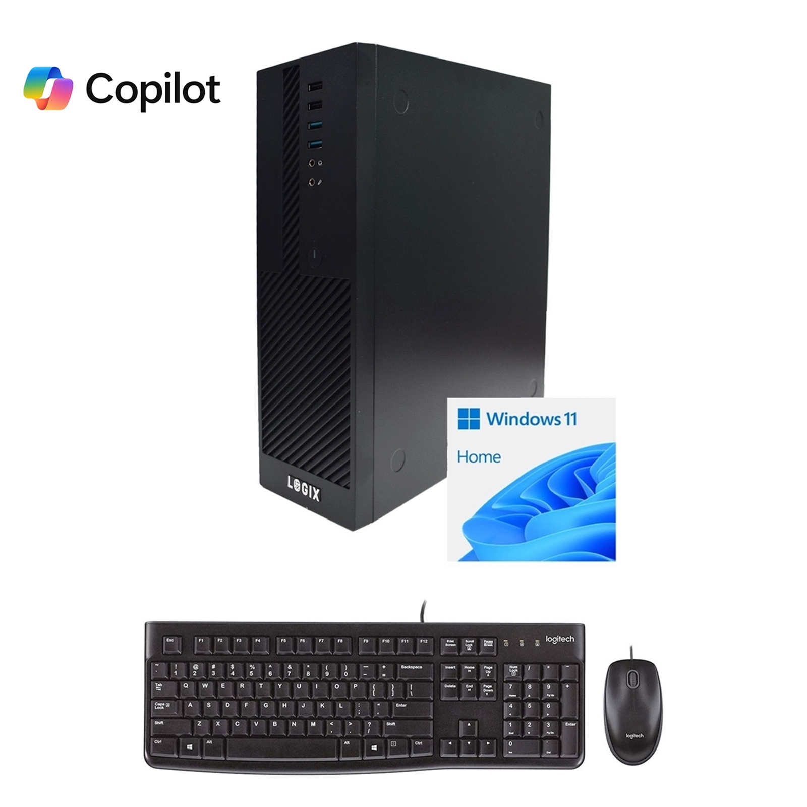 LOGIX 14th Gen Intel Core i7 20 Core Small Form Factor SFF Home / Office PC with 16GB RAM