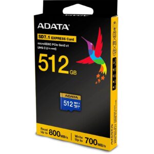 Adata Premier Extreme 512GB microSDXC SD7.1 Express Card