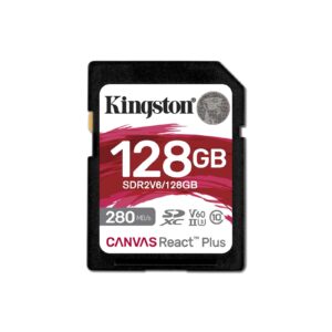 Kingston Canvas React Plus V60 128GB Memory Card