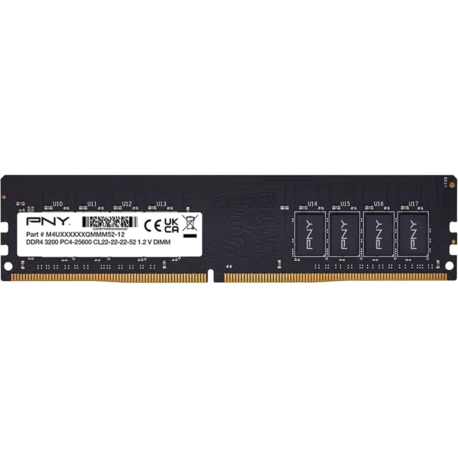 PNY MD8GSD43200-SI 8GB DDR4 3200MHz DIMM Bulk System Memory