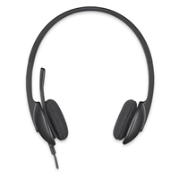 Logitech H340 Stereo Headset USB Plug-and-Play with Noise-Cancelling Mic
