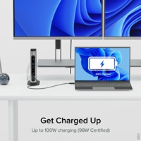 Plugable TBT4-UDZ ThunderBolt 4 Quad Monitor 100W USB-C PD 2.5GbE Docking Station