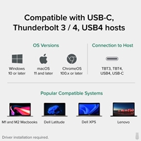 Plugable UD-ULTCDL USB-C Triple Monitor 4K 96W USB-C PD DisplayLink Certified Docking Station