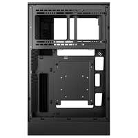 Mini-Tower PC Case with Tempered Glass Side Panel