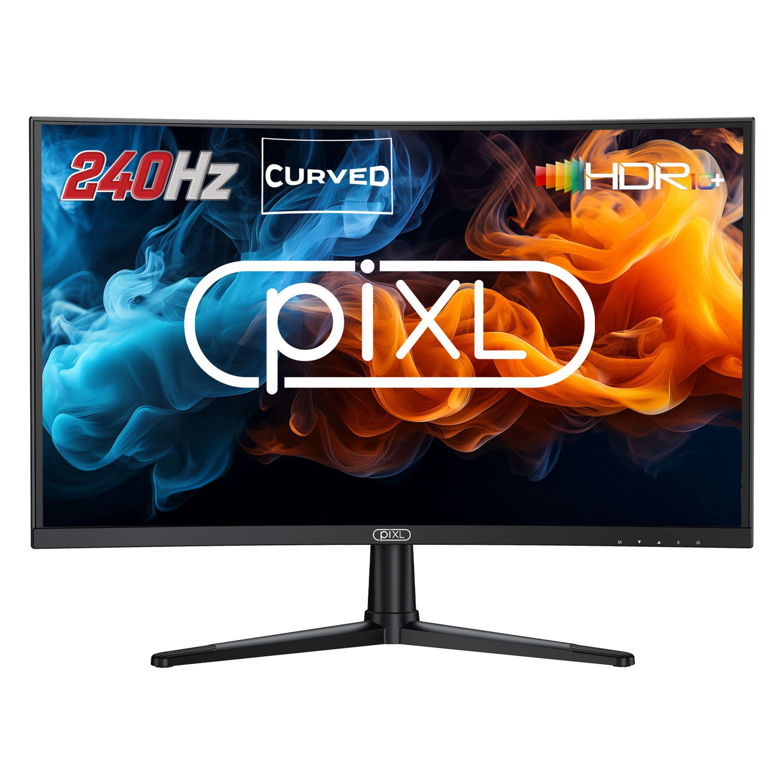 piXL PX27CC301B 27 Inch 240Hz HDR 10+ Full HD Curved Gaming Monitor with 1920 x 1080 Resolution