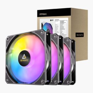 Antec P12 ARGB PWM 120mm Fan 3 pack - 4-Pin