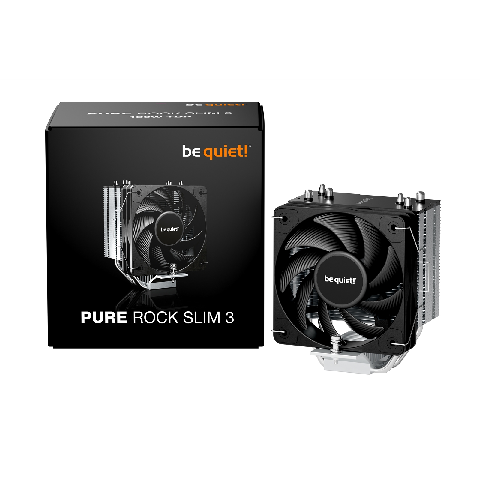 be quiet! Pure Rock Slim 3 Fan CPU Cooler