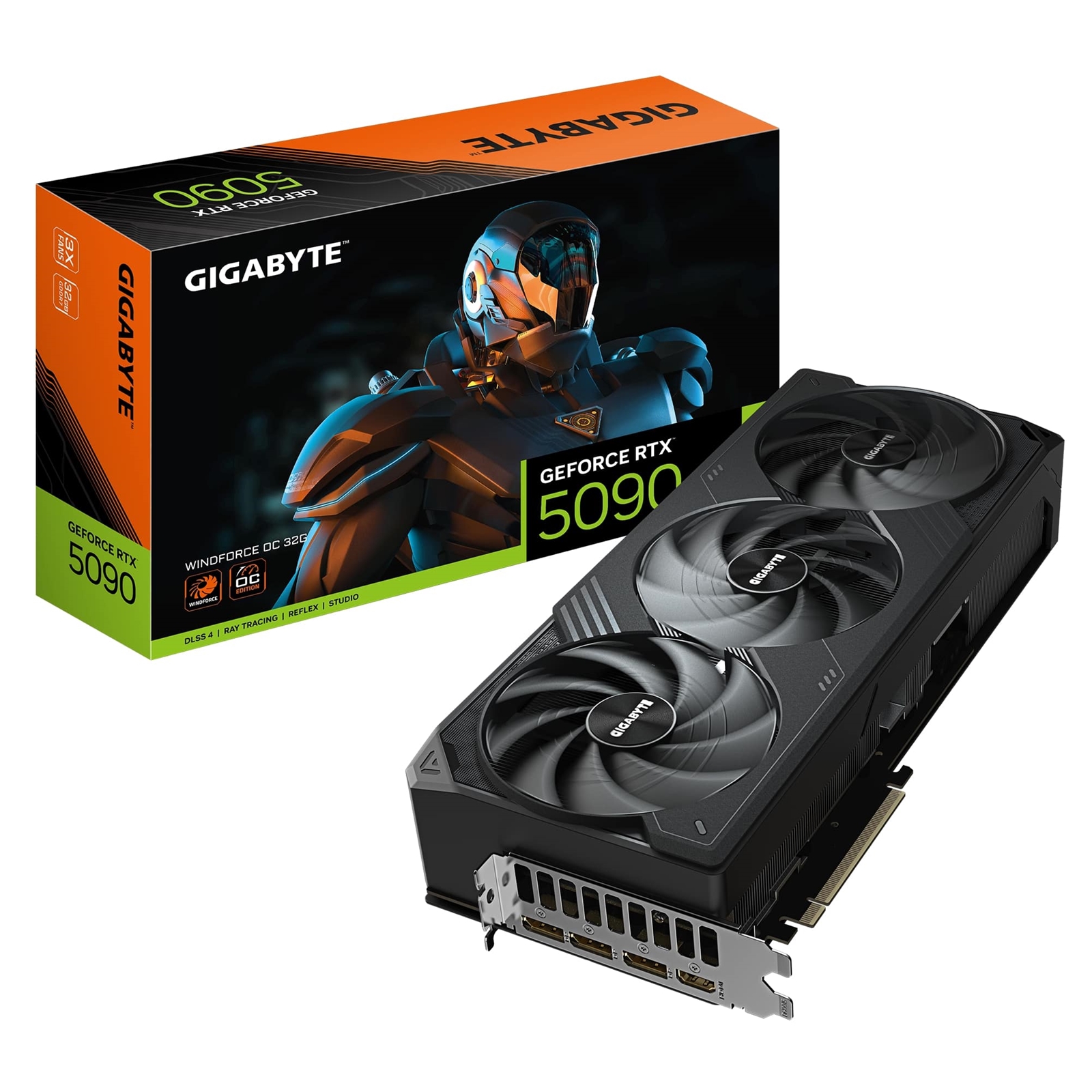 Gigabyte NVIDIA GeForce RTX 5090 WINDFORCE OC 32G Graphics Card