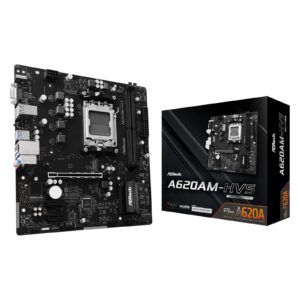 ASRock A620AM-HVS  AMD AM5 Socket Motherboard