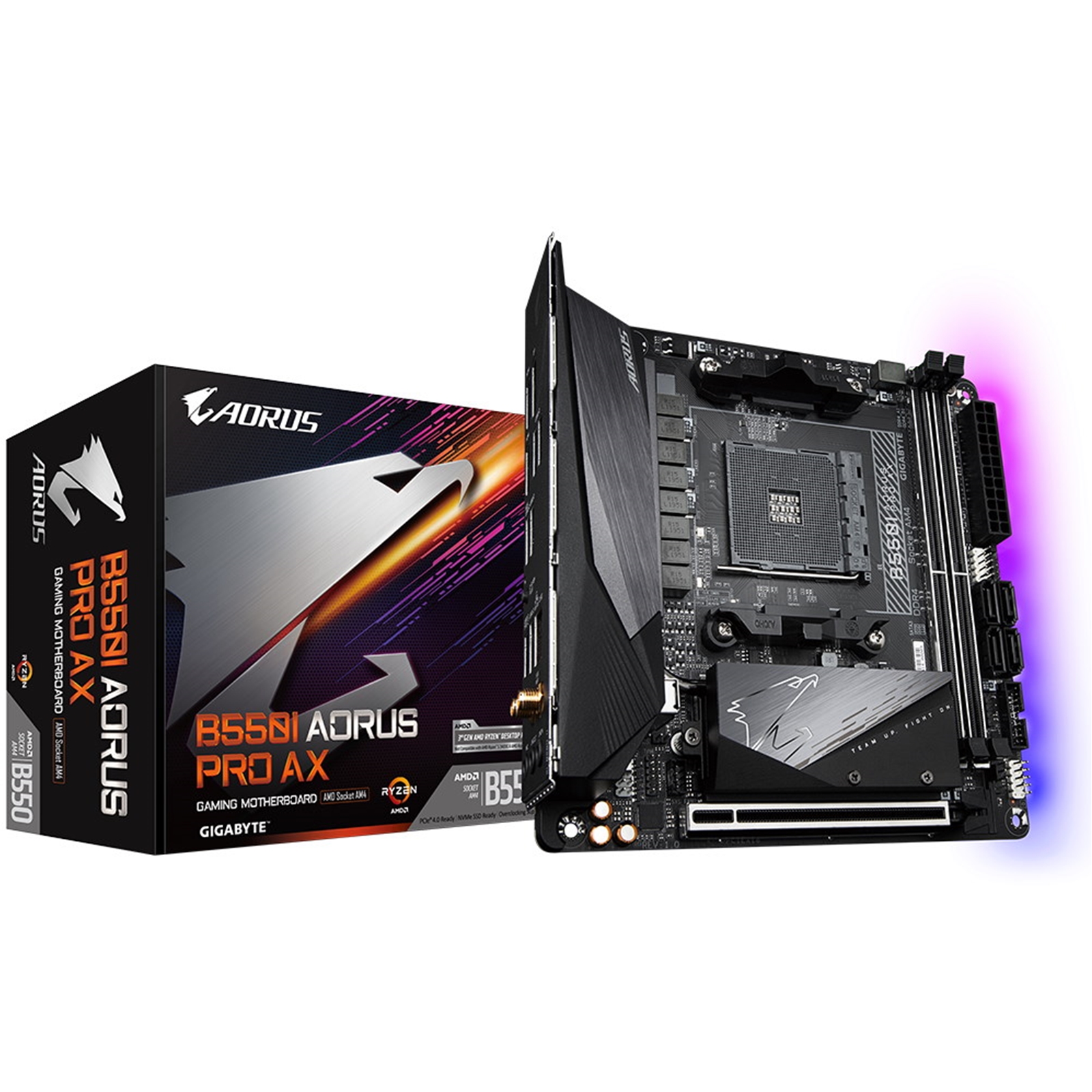 Gigabyte B550I AORUS PRO AX AMD AM4 Socket Motherboard