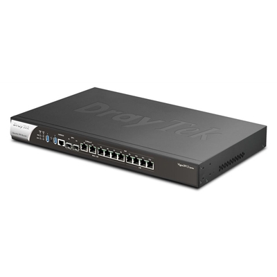 DrayTek V3912S-K Vigor 3912S Wired 12.5Gb Enterprise Grade Multi-WAN Firewall Router with 256GB SSD for Linux Applications