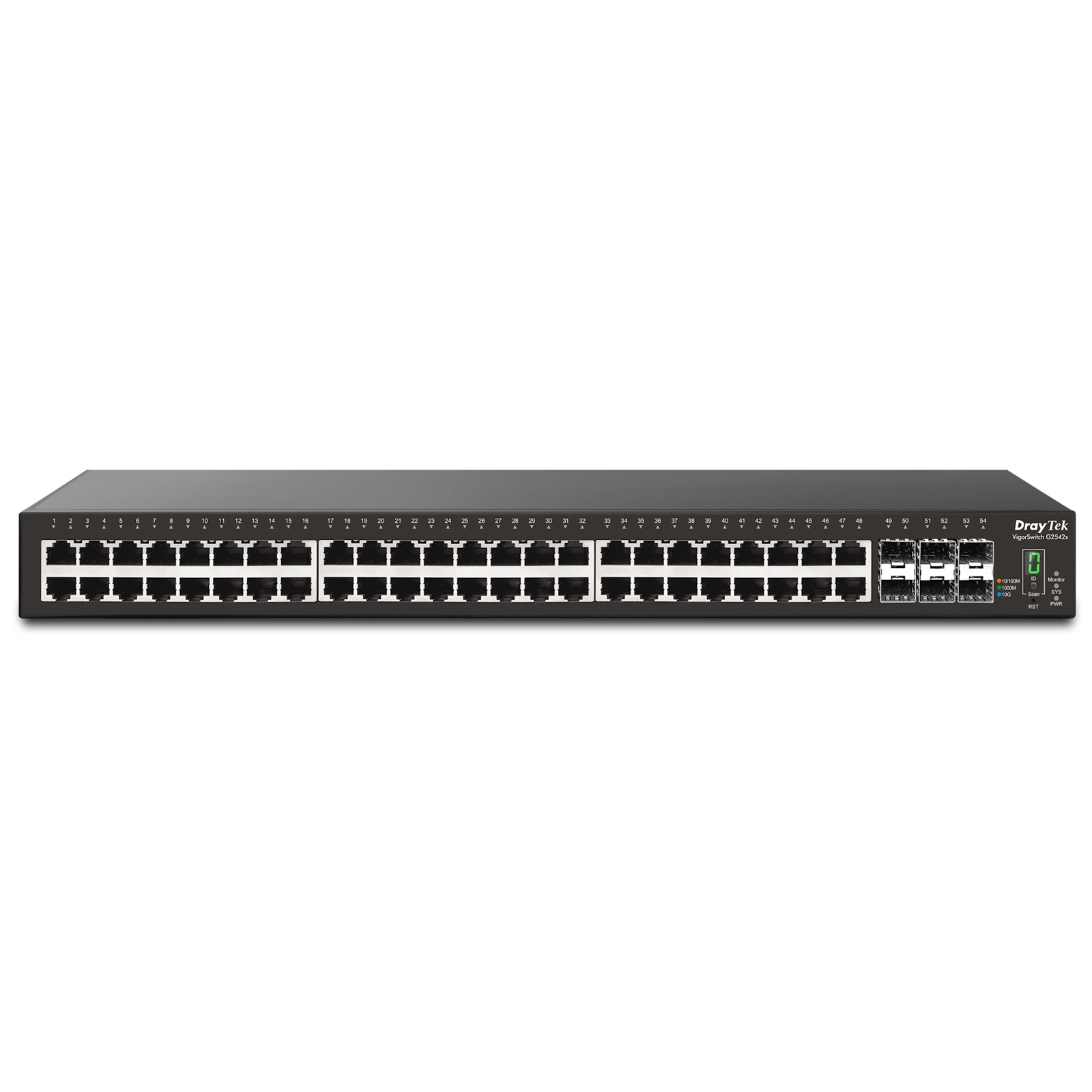 Draytek VSP2542X-K 54 Port switch with 48 PoE+ RJ-45 LAN ports