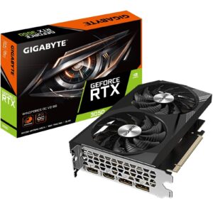 Gigabyte NVIDIA GeForce RTX 3050 WINDFORCE OC V2 8GB GDDR6 Graphics Card